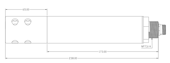 水体氨氮传感器尺寸图